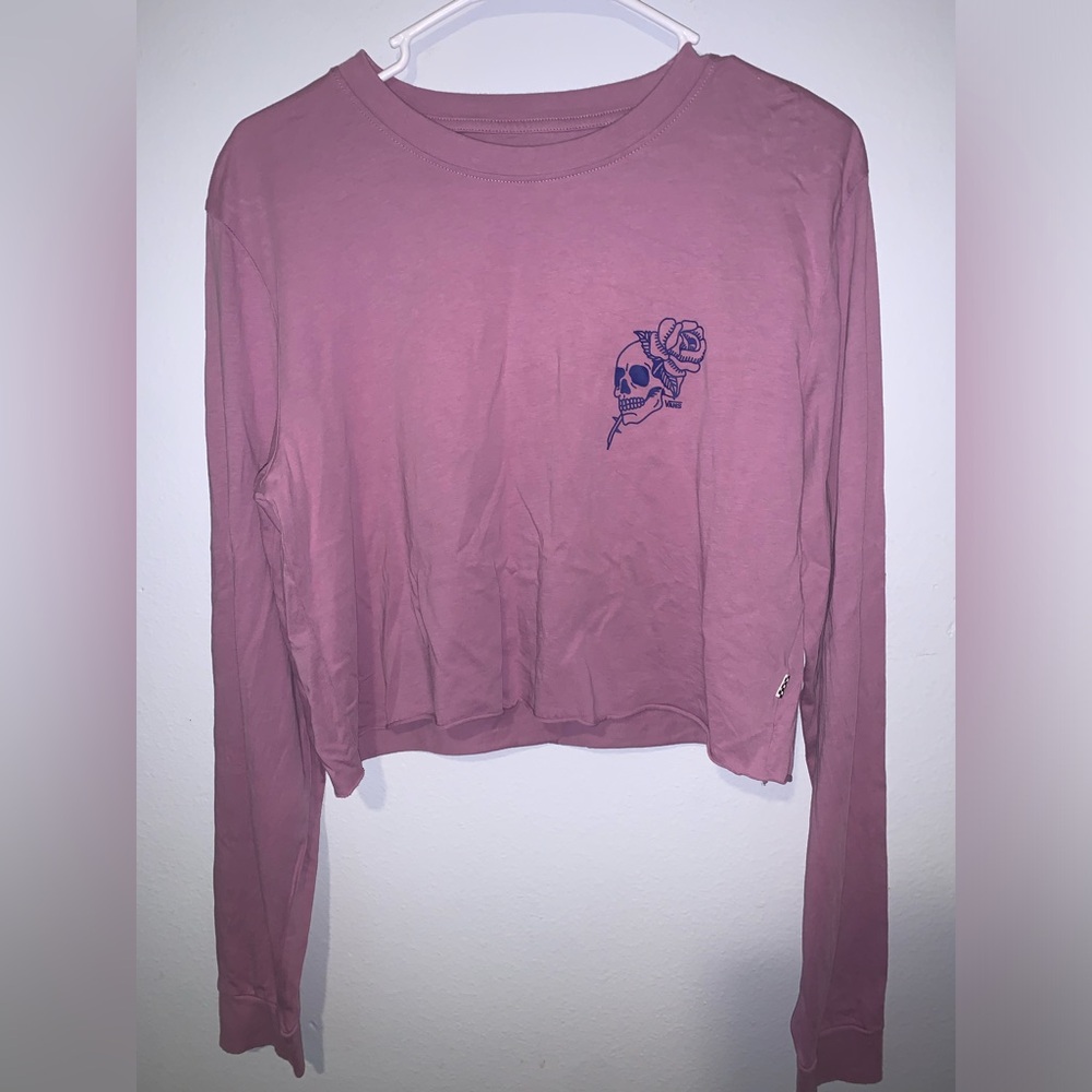 Vans Purple skull shirt